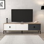 Hanah Home Neva 3801 Soporte para TV Roble, Blanco y Antracita